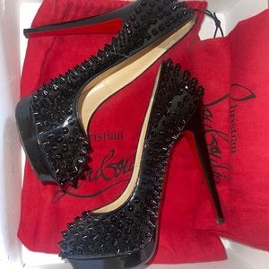 Christian Louboutin Alti Spike Pumps platform size 36.5